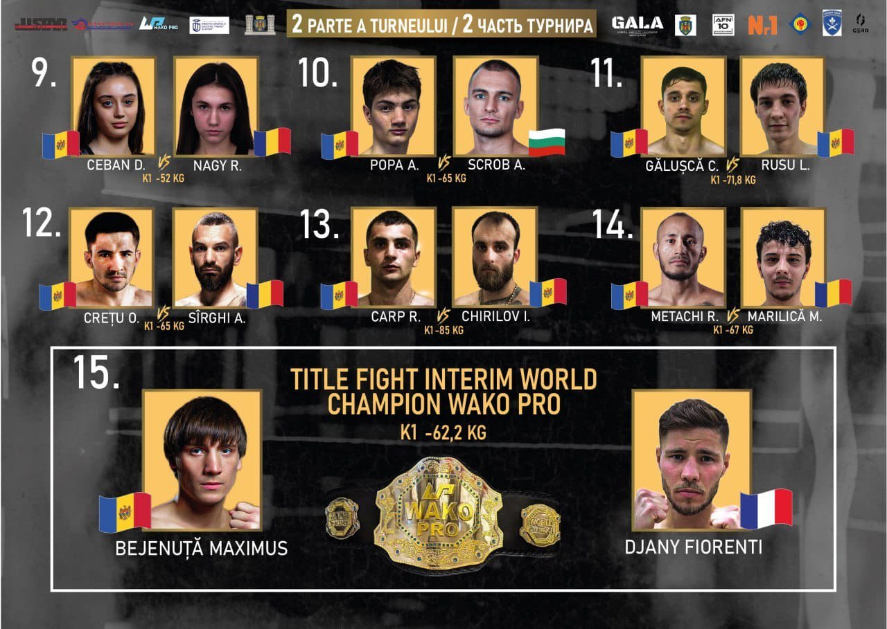 Chișinău găzduiește Cupa Primarului General la Kickboxing