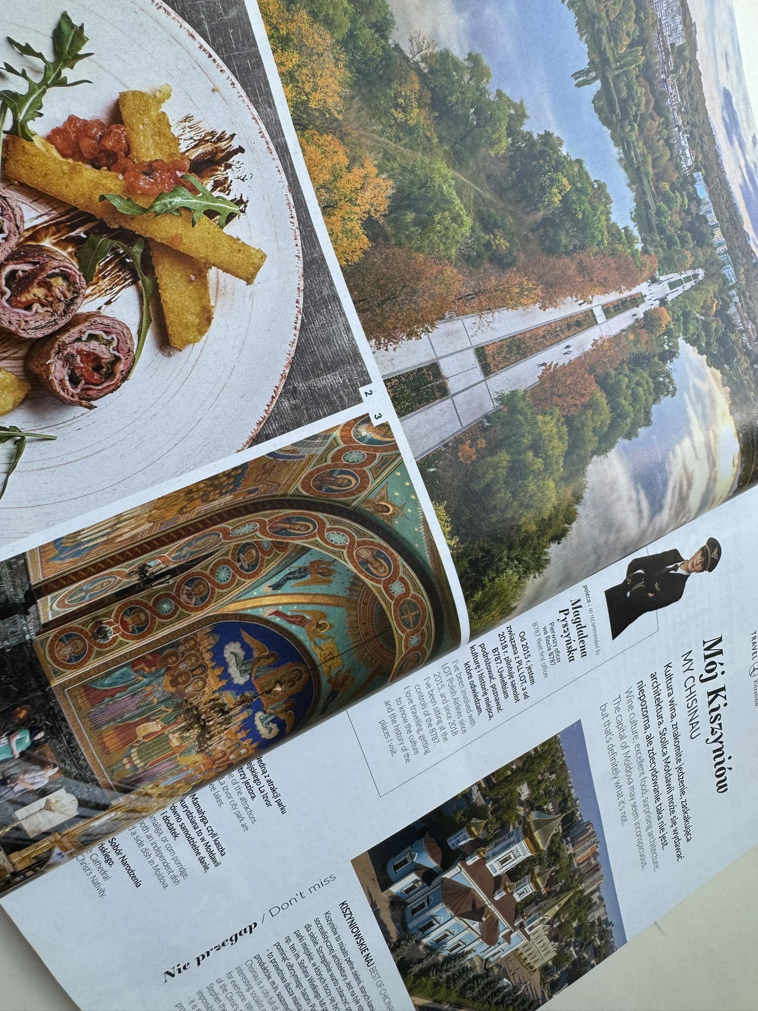 Chișinău devine vizibil pe plan internațional prin revista de bord a LOT Polish Airlines