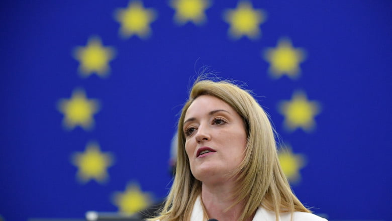 Roberta Metsola a fost realeasă preşedinta Parlamentului European