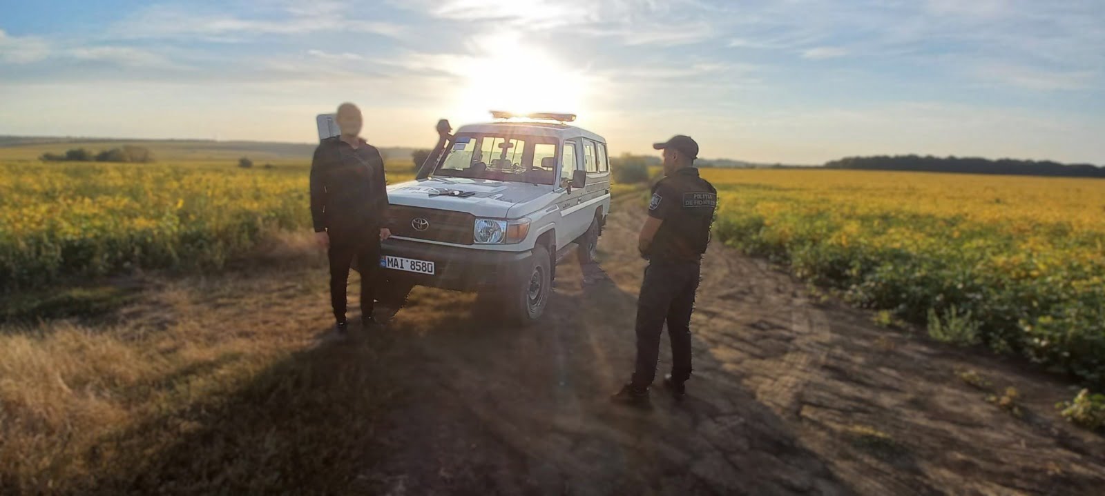 Cetățean străin depistat în zona de frontieră cu document fals