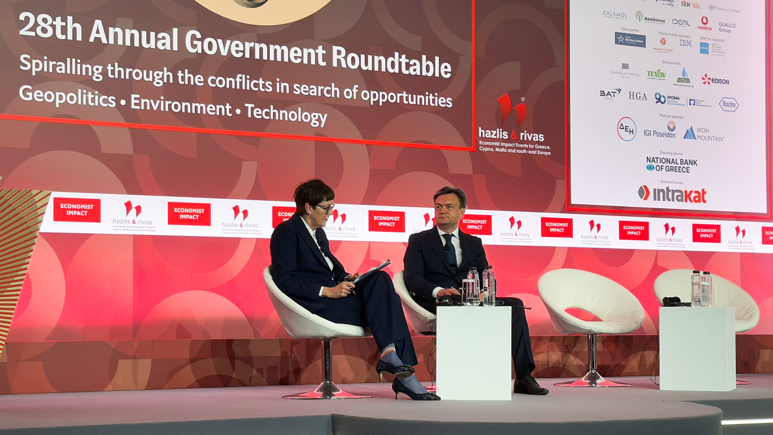 Premierul Recean la Forumul „The Economist”: Republica Moldova, pregătită să contribuie la securitatea Europei
