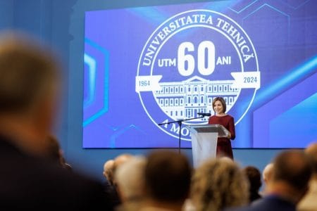 Președinta Maia Sandu a participat la evenimentul de celebrare a 60 de ani de activitate a Universității Tehnice a Moldovei