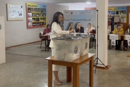 Victoria Furtună a votat pentru o Moldovă „furtunoasă”