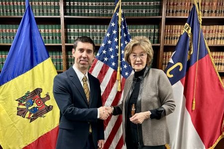 Mihai Popșoi în discuții cu Elaine F. Marshall: „Parteneriatul dintre Republica Moldova și Carolina de Nord reprezintă un exemplu excelent de cooperare și încredere reciprocă”