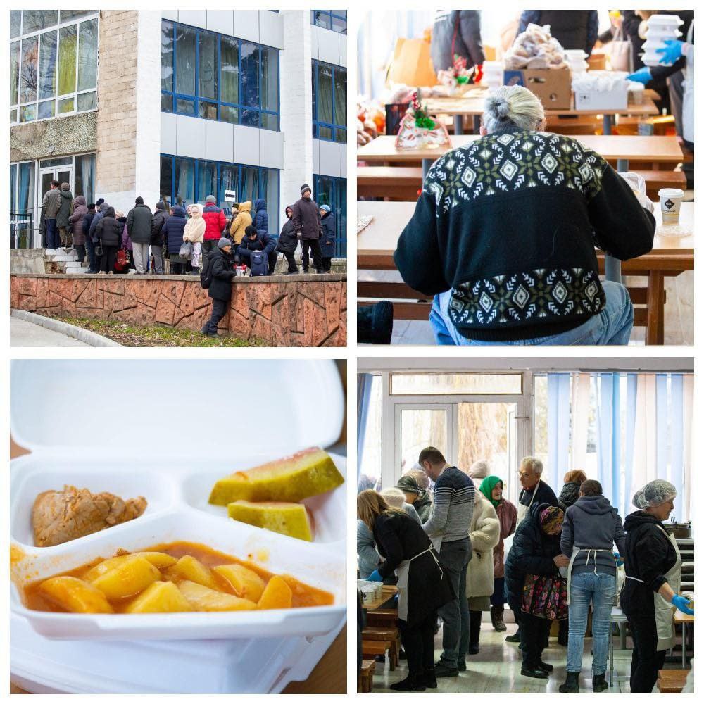 În perioada 24–31 decembrie, cu sprijinul lui Renato Usatîi, Cantina Socială din Bălți va oferi zilnic prânz pentru câte 300 de persoane